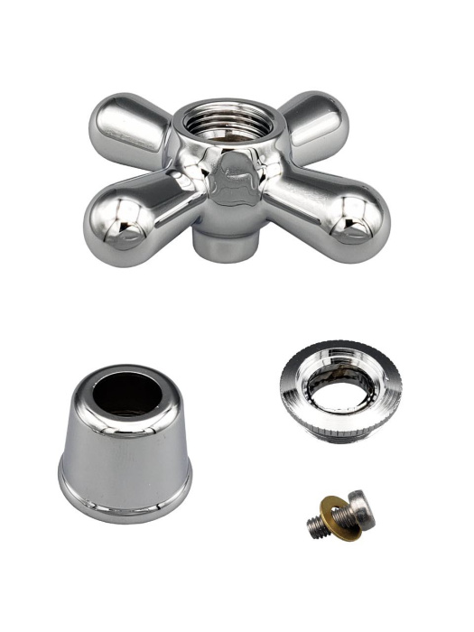 Металлическая ручка Ретро для смесителя Vidima и Ideal Standard (20 шлицов) (B964939AA) Металлическая ручка Ретро для смесителя Vidima и Ideal Standard (20 шлицов) (B964939AA)