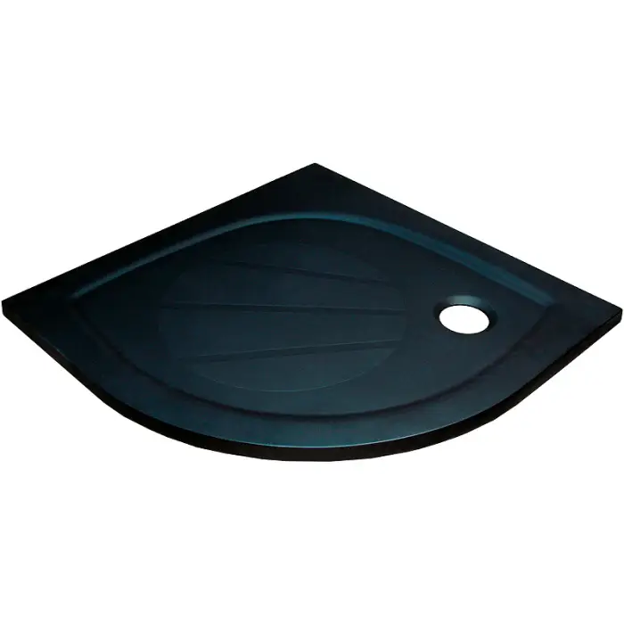 Душевой поддон из искусственного камня Ravak Elipso Pro 90х90 Черный матовый (XA237701010BM)