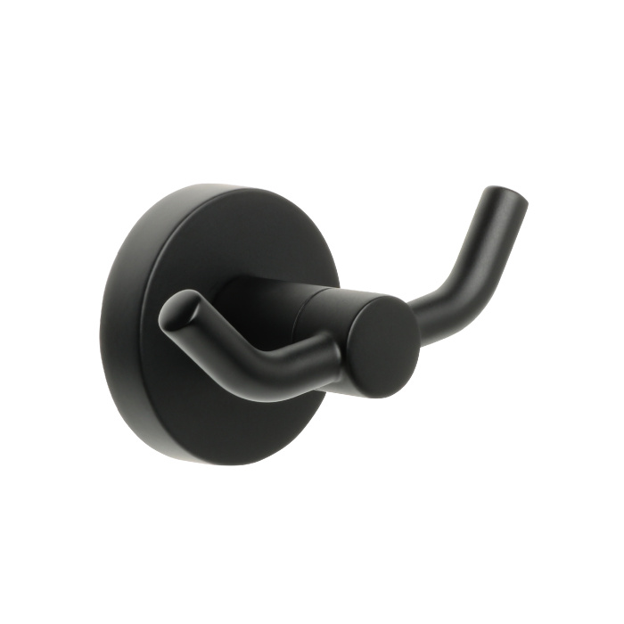 Крючок двойной Fixsen Comfort Black черный матовый (FX-86005A) Крючок двойной Fixsen Comfort Black черный матовый (FX-86005A)