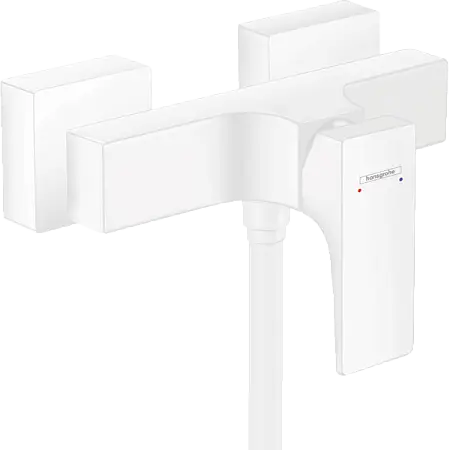 Смеситель для душа Metropol, однорычажный, ВМ, белый матовый Hansgrohe 32560700