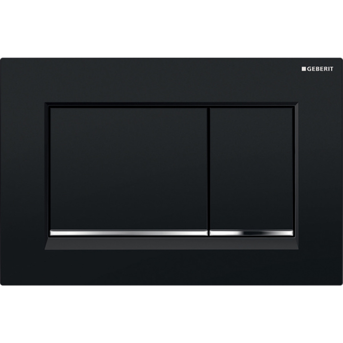Кнопка смыва Geberit Sigma 30, двойной смыв, черный