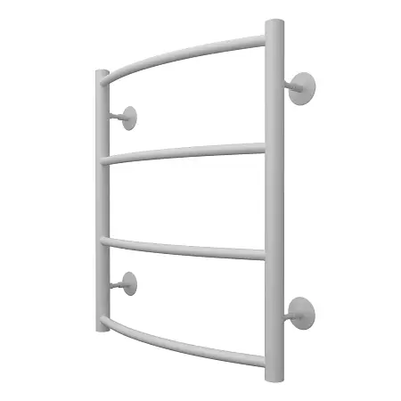 Полотенцесушитель водяной AZARIO Верона 500/600 4 секции, нижнее/диагональное подключение, 1/2", белый (AZ83911W)
