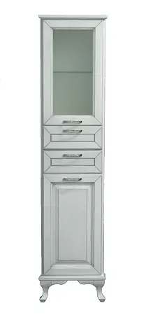 Loranto Пандора Пенал 400 белое серебро, массив Бук, правосторонний