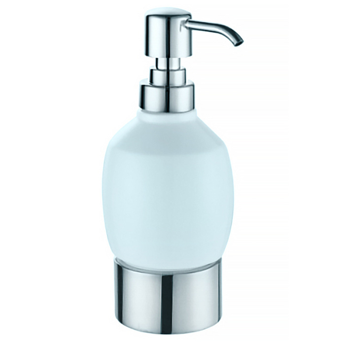 Дозатор жидкого мыла Azario FORNY керамический, настольный, хром (AZ-128CH) Дозатор жидкого мыла Azario FORNY керамический, настольный, хром (AZ-128CH)