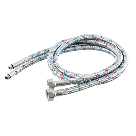 Гибкая подводка AZARIO для смесителей 80 см., ½" х М10, пара (AZ-80)