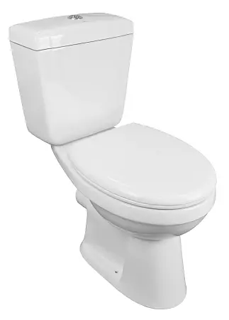 Унитаз-компакт Creo Ceramique PROJECT с микролифтом 656х390х775, прямой выпуск, сливная арматура в комплекте