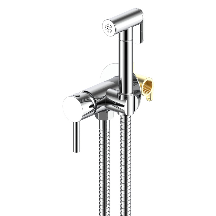 Гигиенический душ Loranto со смесителем, однорычажный, хром (LR80542000)