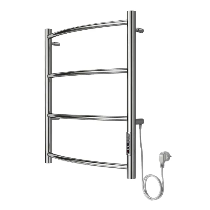 Полотенцесушитель электрический AZARIO VERONA 500/600 4 секции, диммер справа, хром (AZ04856)