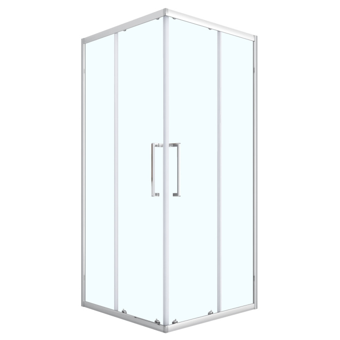 Душевое ограждение без поддона Loranto 90х90х190 CS-AB01C-90 цвет хром