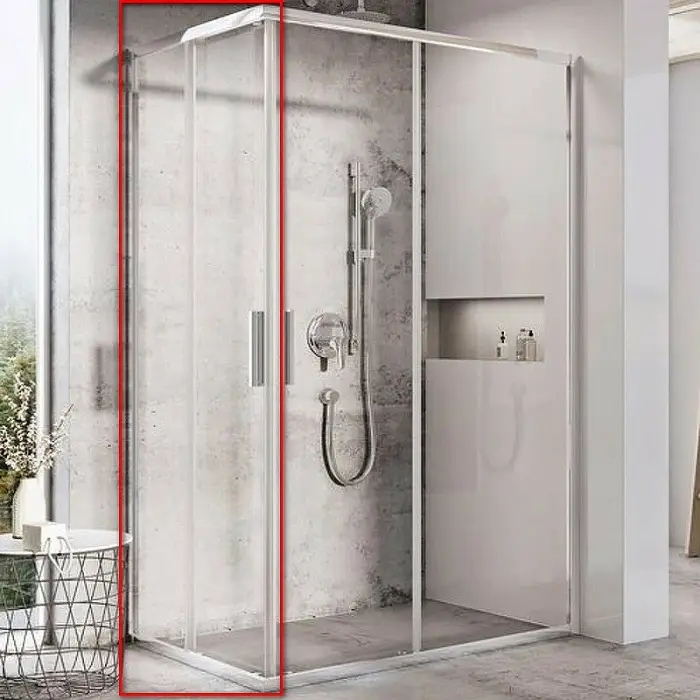 Душевая дверь Ravak Blix Slim BLSRV2K-100 стекло Transparent, профиль Хром (X1XMA0C00Z1)