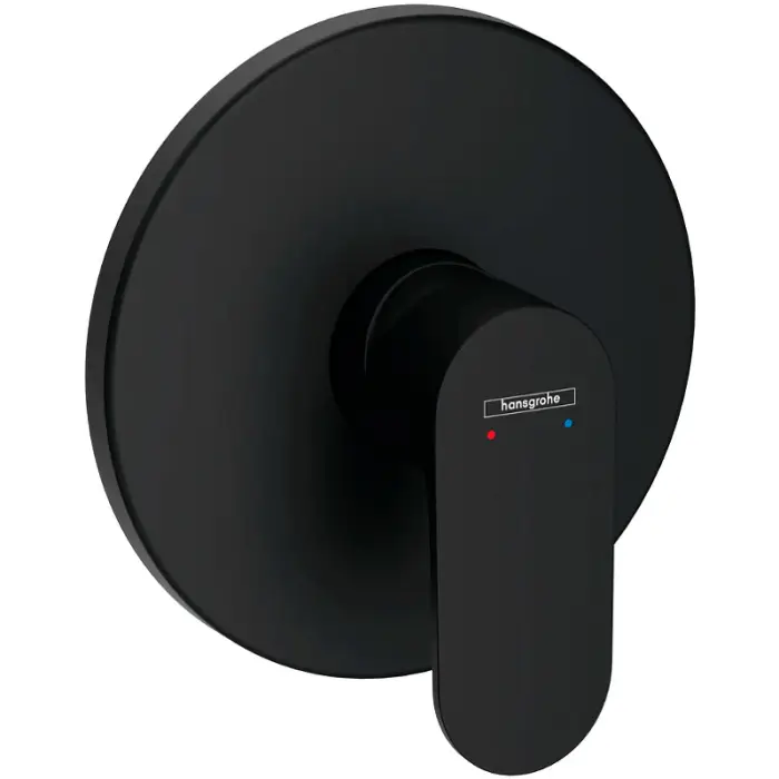 Смеситель для душа Hansgrohe Rebris S внешняя часть, черный матовый (72667670)