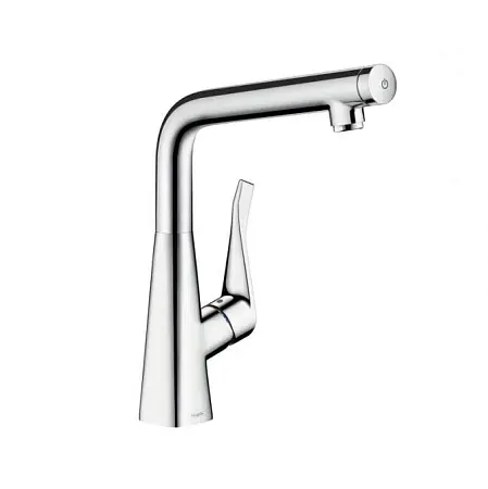 Смеситель для кухни Hansgrohe Metris Select, однорычажный, сталь (14883800)