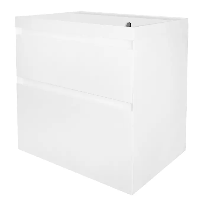 Комплект тумба Azario Velluto 60 600х450х660 подвесная, с раковиной Астория 60, белый матовый (CS00097535)