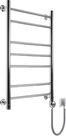 Полотенцесушитель электрический Маргроид Лесенка "Вид 10" без полки 80х50 подключение справа, хром