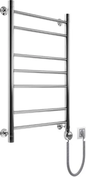 Полотенцесушитель электрический Маргроид Лесенка "Вид 10" без полки 80х50 подключение справа, хром