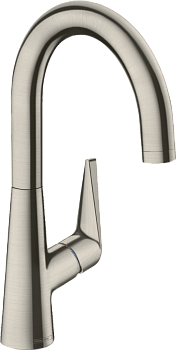 Смеситель для кухонной мойки Hansgrohe Talis 220, однорычажный, под сталь (72814800)