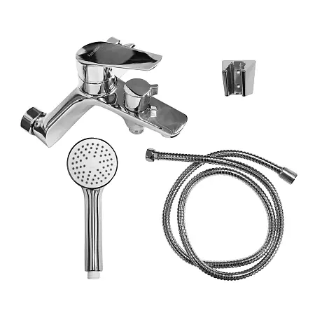 Смеситель для ванны LORANTO AVRORA с душевым набором, керамический картридж, хром (LR30506001)