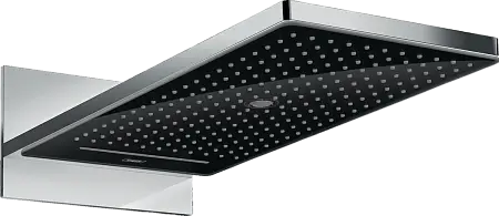 Верхний душ Hansgrohe Rainmarket Select 580 3jet, квадратный, черный хром (24001600)