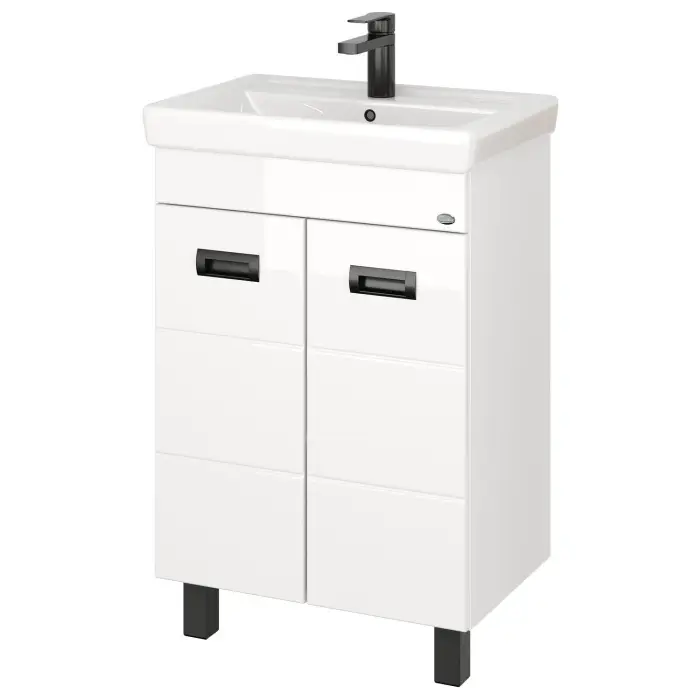 Тумба Onika Балтика-Квадро Black 60.11 белая (106139)