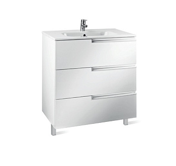 Тумба под раковину Roca Victoria Nord Ice Edition, 60*46*74 см, напольная, белый (Z.RU93.0.283.4)