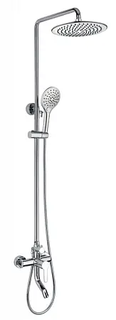 Душевая колонна Bravat STREAM со смесителем для ванны, хром (F6334368CP-A-RUS)