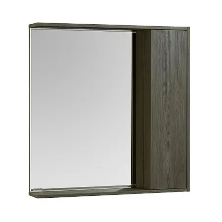 Зеркало-шкаф AQUATON Стоун 80 правая, Грецкий орех (1A228302SXC80)