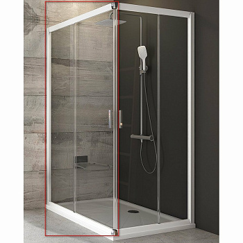 Душевая дверь Ravak Blix BLRV2К-100 раздвижная, стекло Transparent, профиль Белый (1XVA0100Z1)