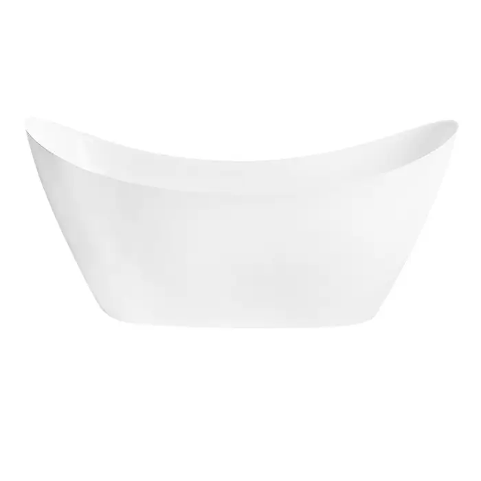 Ванна акриловая Azario MELADO 1700х750х720 белая, свободностоящая в комплекте с сифоном и металлическими ножками (AZ-6107-17W)