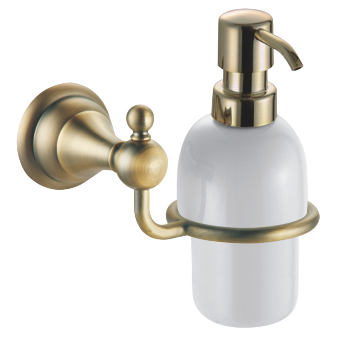 Дозатор жидкого мыла Azario ELVIA подвесной, керамический, бронза (AZ-91112Q) Дозатор жидкого мыла Azario ELVIA подвесной, керамический, бронза (AZ-91112Q)