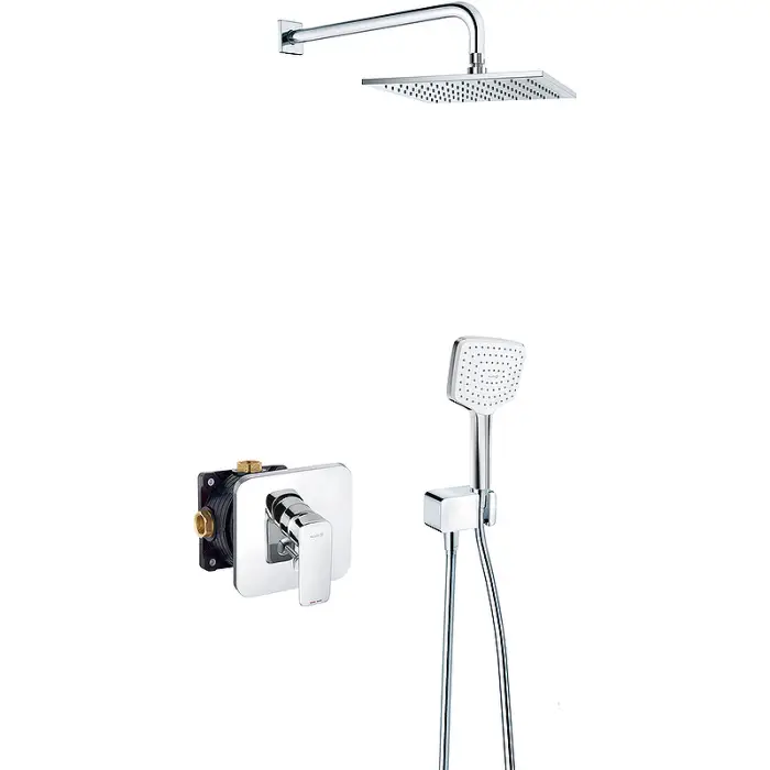 Душевая система Kludi Pure Style 7 в1 керамический картридж, хром (406300575)