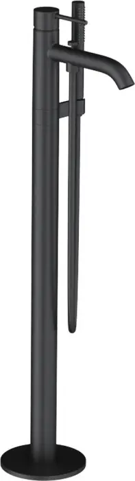 Смеситель для отдельно стоящей ванны KLUDI BOZZ DN 15 однорычажный, напольный, черный матовый (385903976)