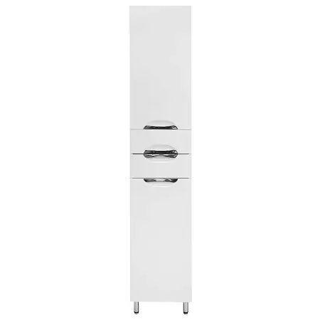 Пенал Loranto Стиль 40 левосторонний, 400х1970х330, белый (CS00024680)