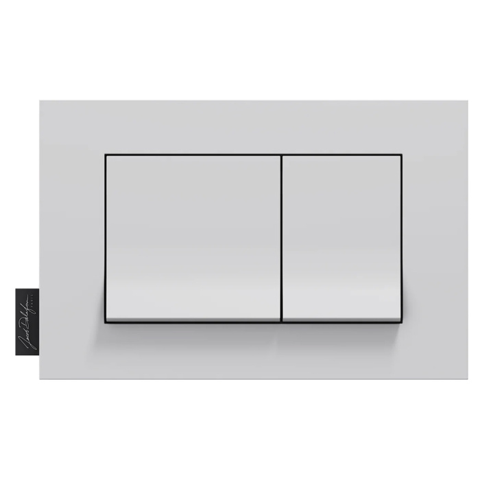 Клавиша смыва Jacob Delafon пластик, цвет глянцевый белый (E20858-00)