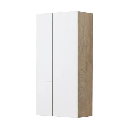 Шкафчик AQUATON Мишель подвесной,  дуб эндгрейн/белый (1A243903MIX40)