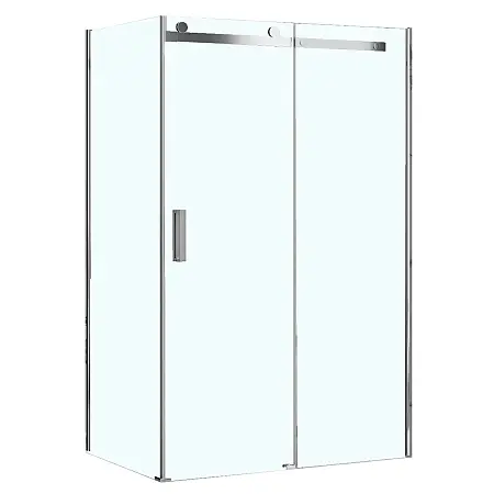 Душевое ограждение Loranto NEO 100x120x190 прозрачное закаленное стекло 8 мм, Easy clean, профиль серебро, без поддона (CS-22111-120*100) Душевое ограждение Loranto NEO 100x120x190 прозрачное закаленное стекло 8 мм, Easy clean, профиль серебро, без поддона (CS-22111-120*100)