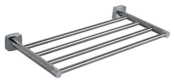 Полка для полотенец Fixsen Kvadro 40 см, хром (FX-61316 ) Полка для полотенец Fixsen Kvadro 40 см, хром (FX-61316 )