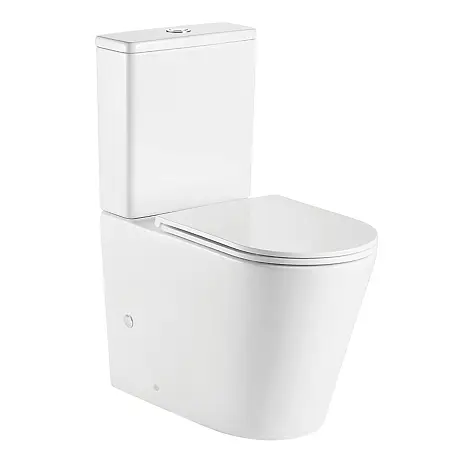 Унитаз-компакт Azario Vetro 380х605х825 напольный, безободковый, слив "ТОРНАДО", в комплекте с бачком и быстросъемным сиденьем микролифт (AZ-2149- UQ)