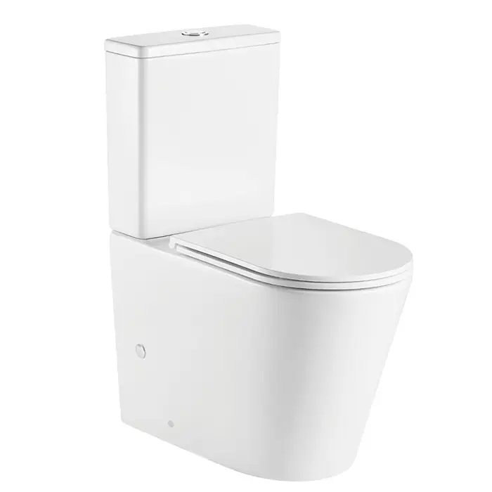 Унитаз-компакт Azario Vetro 380х605х825 напольный, безободковый, слив "ТОРНАДО", в комплекте с бачком и быстросъемным сиденьем микролифт (AZ-2149- UQ)