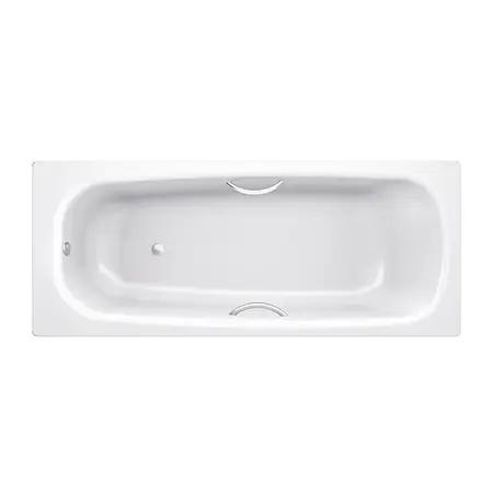 Ванна стальная BLB UNIVERSAL HG 150х70, белая, с отверстиями для ручек