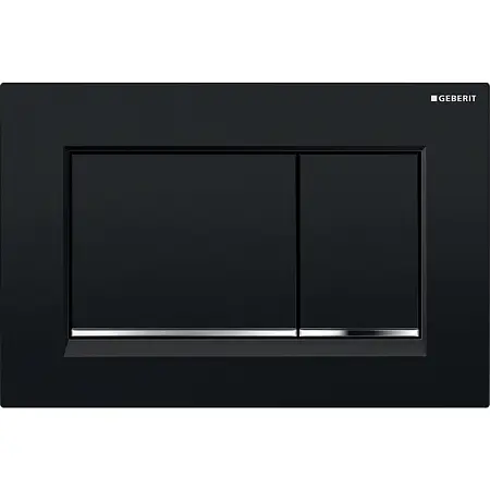 Кнопка смыва Geberit Sigma 30, двойной смыв, черный