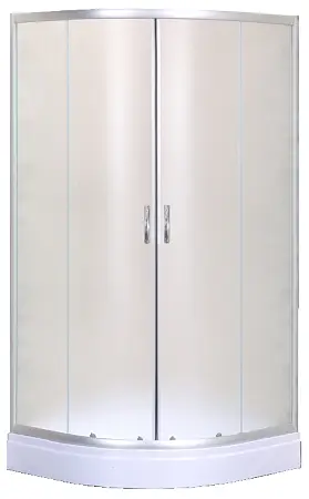 Душевое ограждение Loranto 100х100х195, поддон 13 см (CS-8025S)