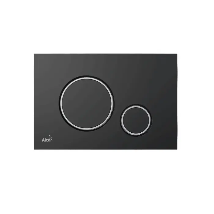 Кнопка смыва для скрытых систем инсталляции Alcadrain, черный матовый (M778)