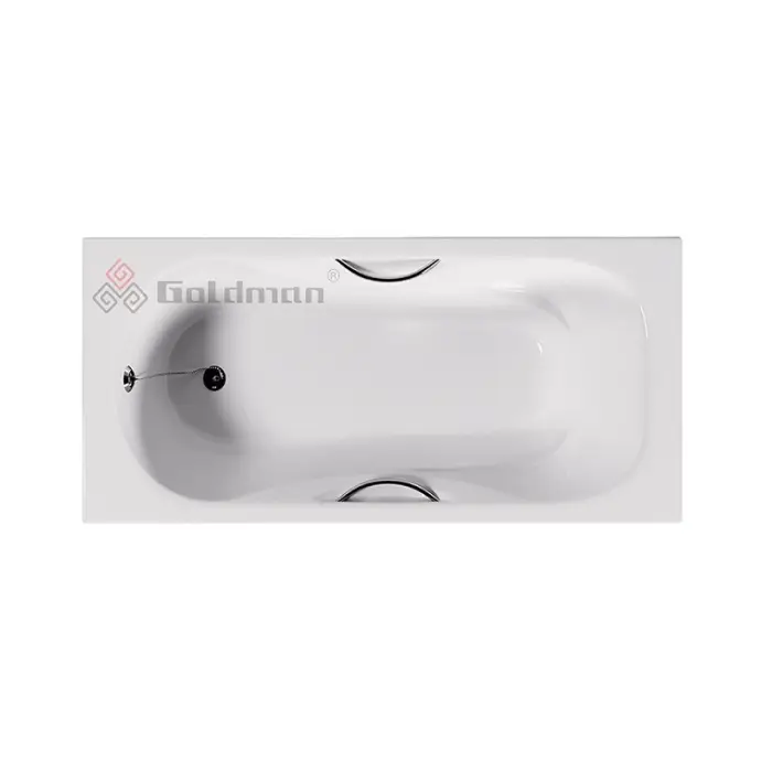 Ванна чугунная  Goldman Donni 170х80х42, с ножками и ручками