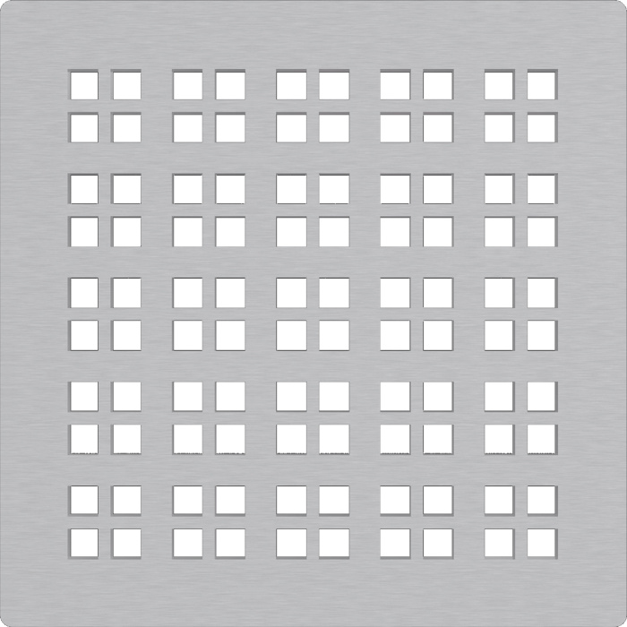 Alcadrain MPV015 Решетка для cливных трапов из нержавеющей стали 102×102 мм