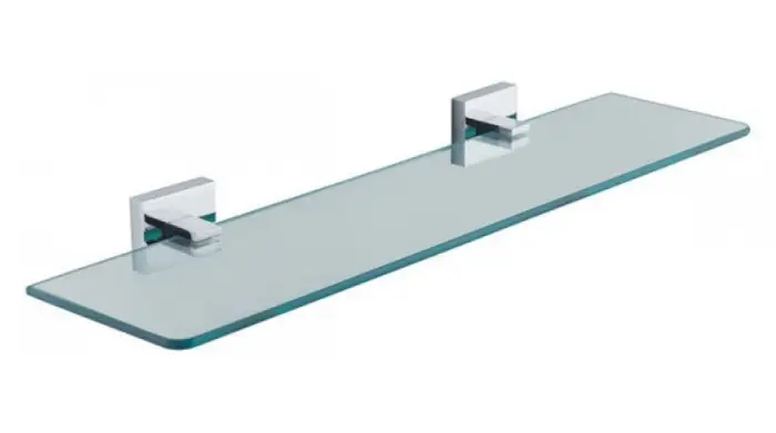 Полка Fixsen Metra стеклянная, хром (FX-11103)