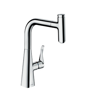 Смеситель для кухни Hansgrohe Metris Select M71, однорычажный, хром (14857000)