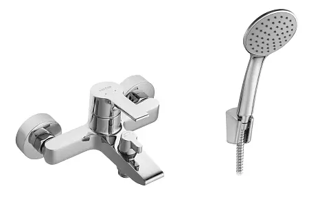 Смеситель для ванны Santek Найра с ручным душем, керамический картридж, хром (WH5A10001C001)
