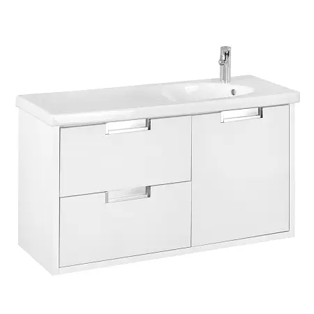 Тумба под раковину Roca Etna 100 см, подвесная, белый глянец (7.8573.0.280.6)