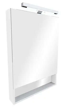 Зеркало-шкаф Roca The Gap 60см, с подсветкой, белый (ZRU9302748) Зеркало-шкаф Roca The Gap 60см, с подсветкой, белый (ZRU9302748)