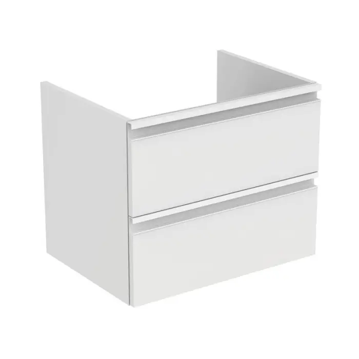 Тумба под раковину Ideal Standard TESI 60, с 2-мя ящиками, с крепежом, белый (T0050WI)